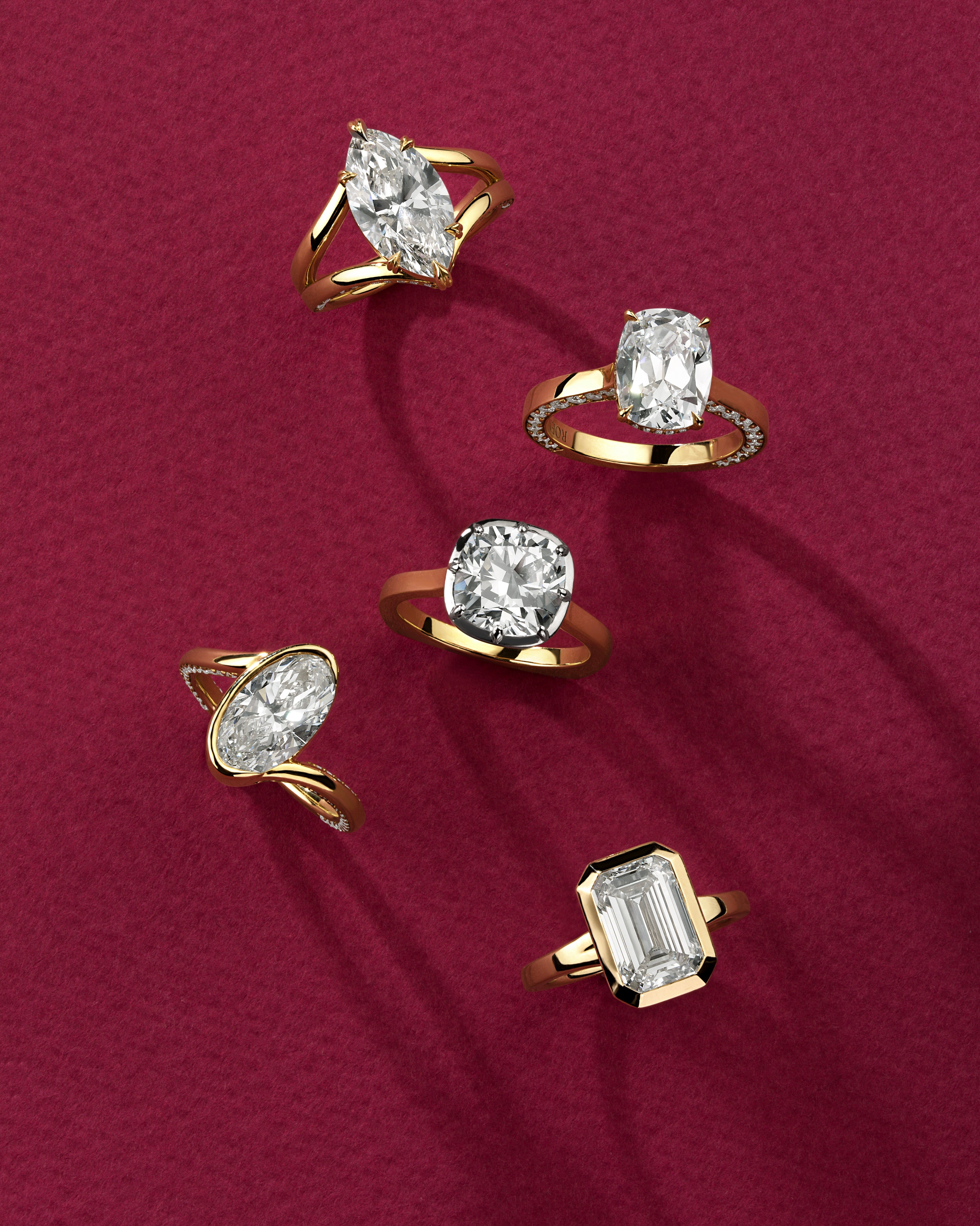 JIA Split Shank Ring - No Pavé