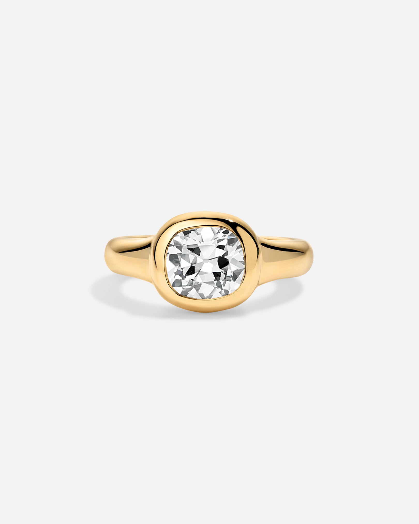CLEO Old Mine Cut Bezel Ring