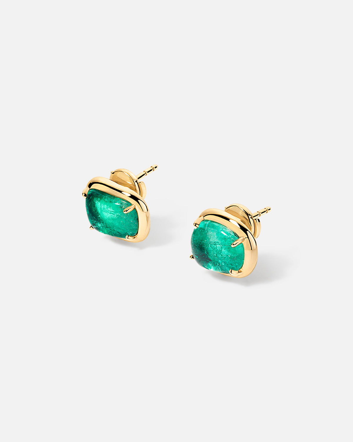 THEIA Emerald Gemstone Studs