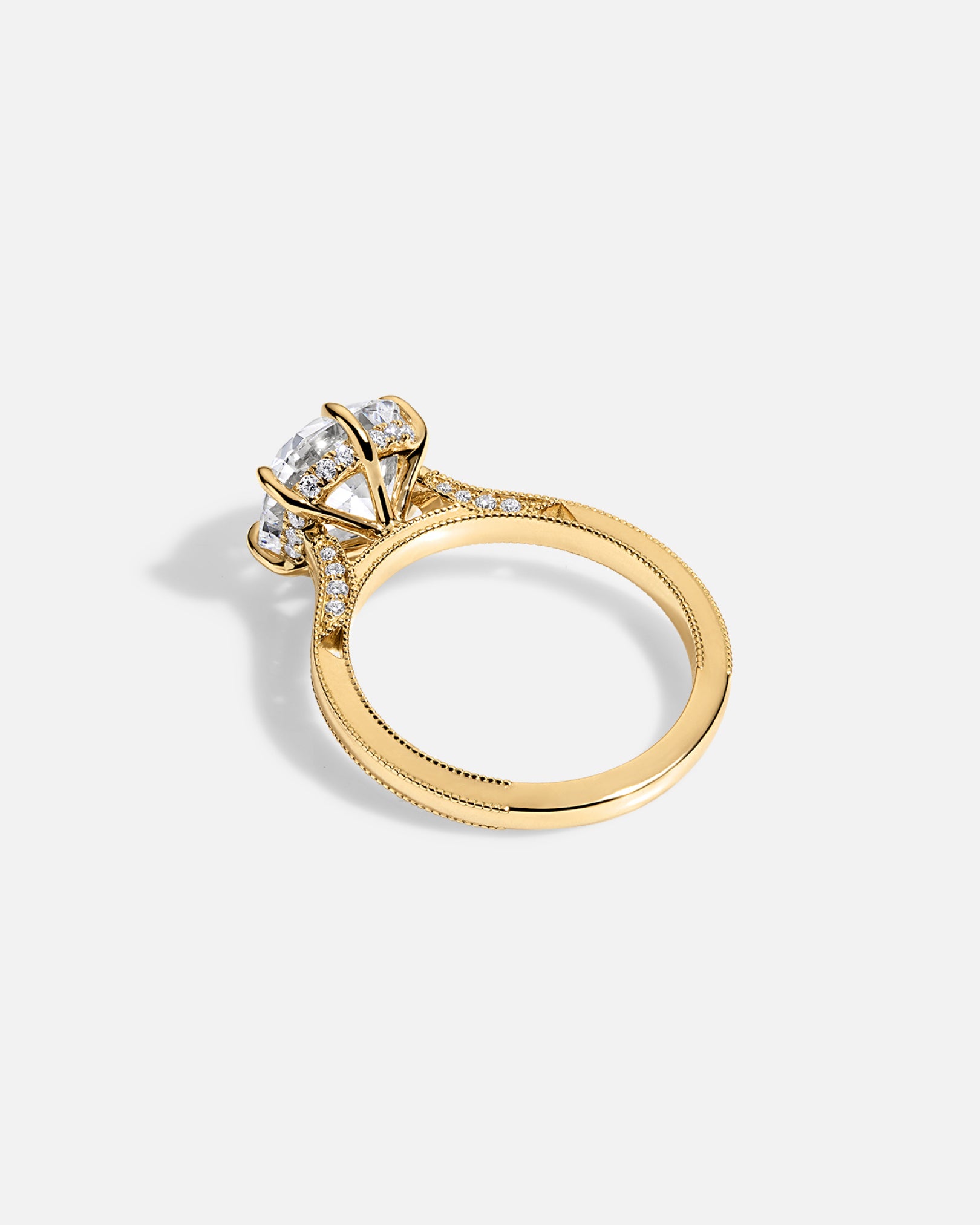 HELEN Milgrain Solitaire