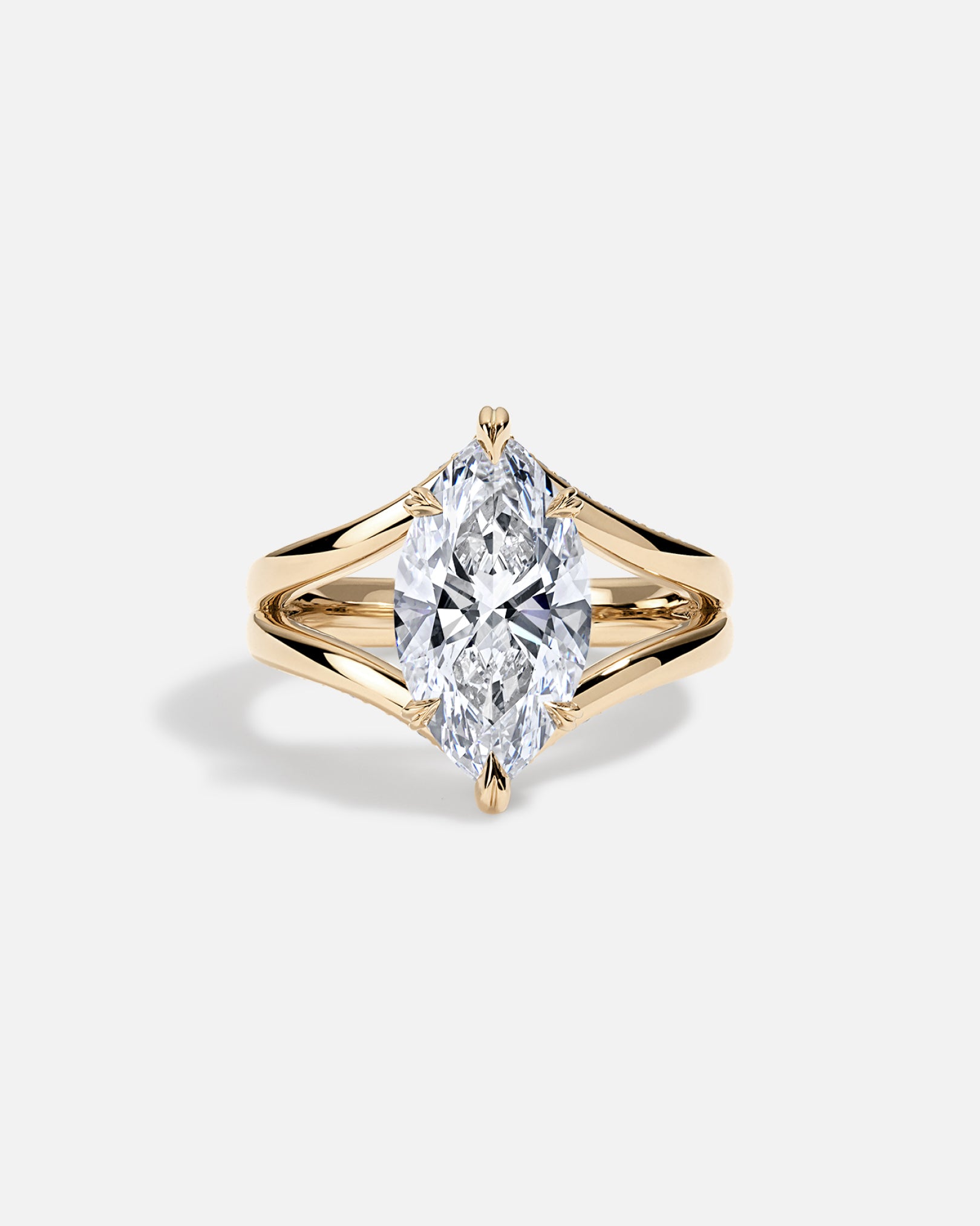 JIA Split Shank Ring - No Pavé