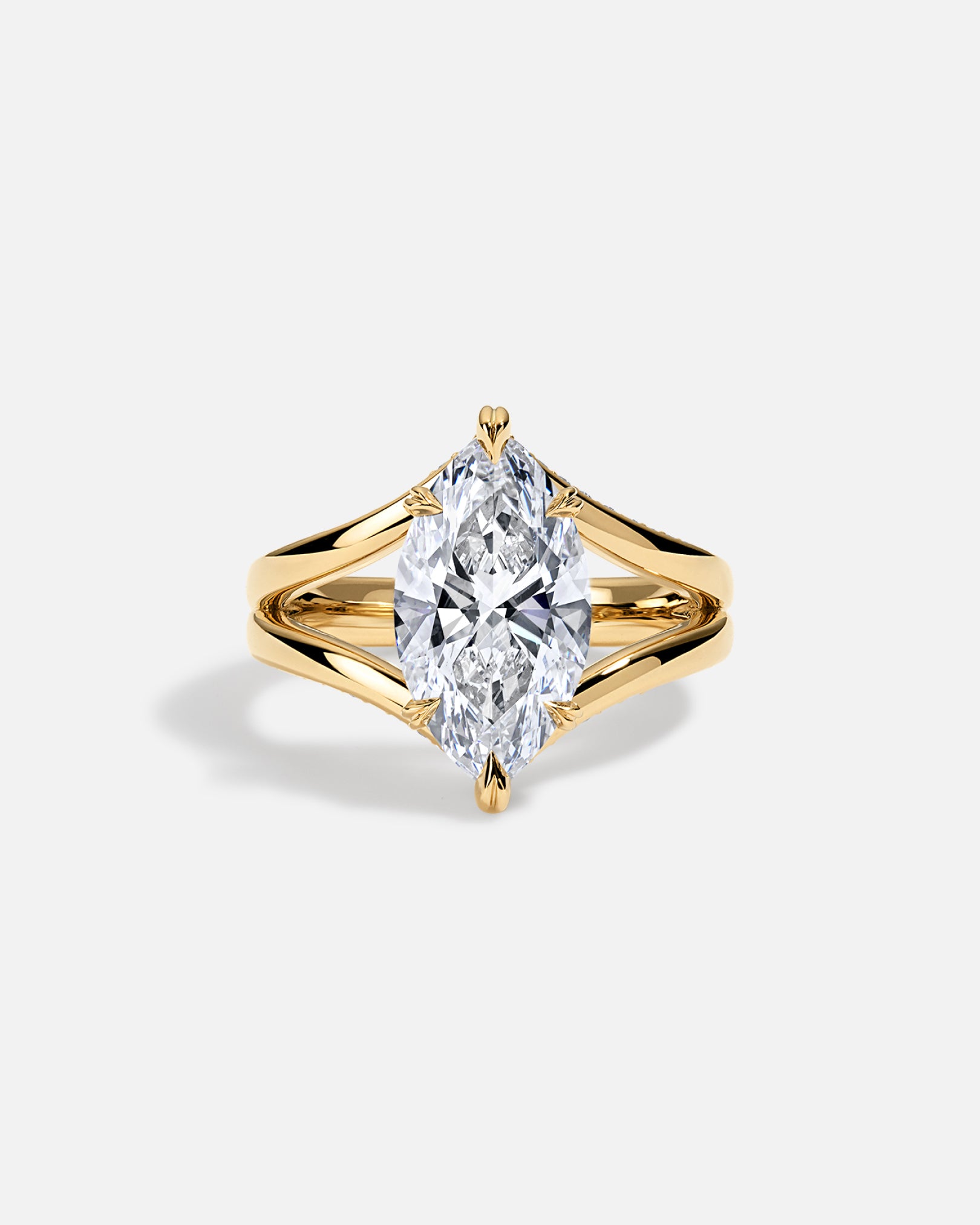 JIA Split Shank Ring - No Pavé