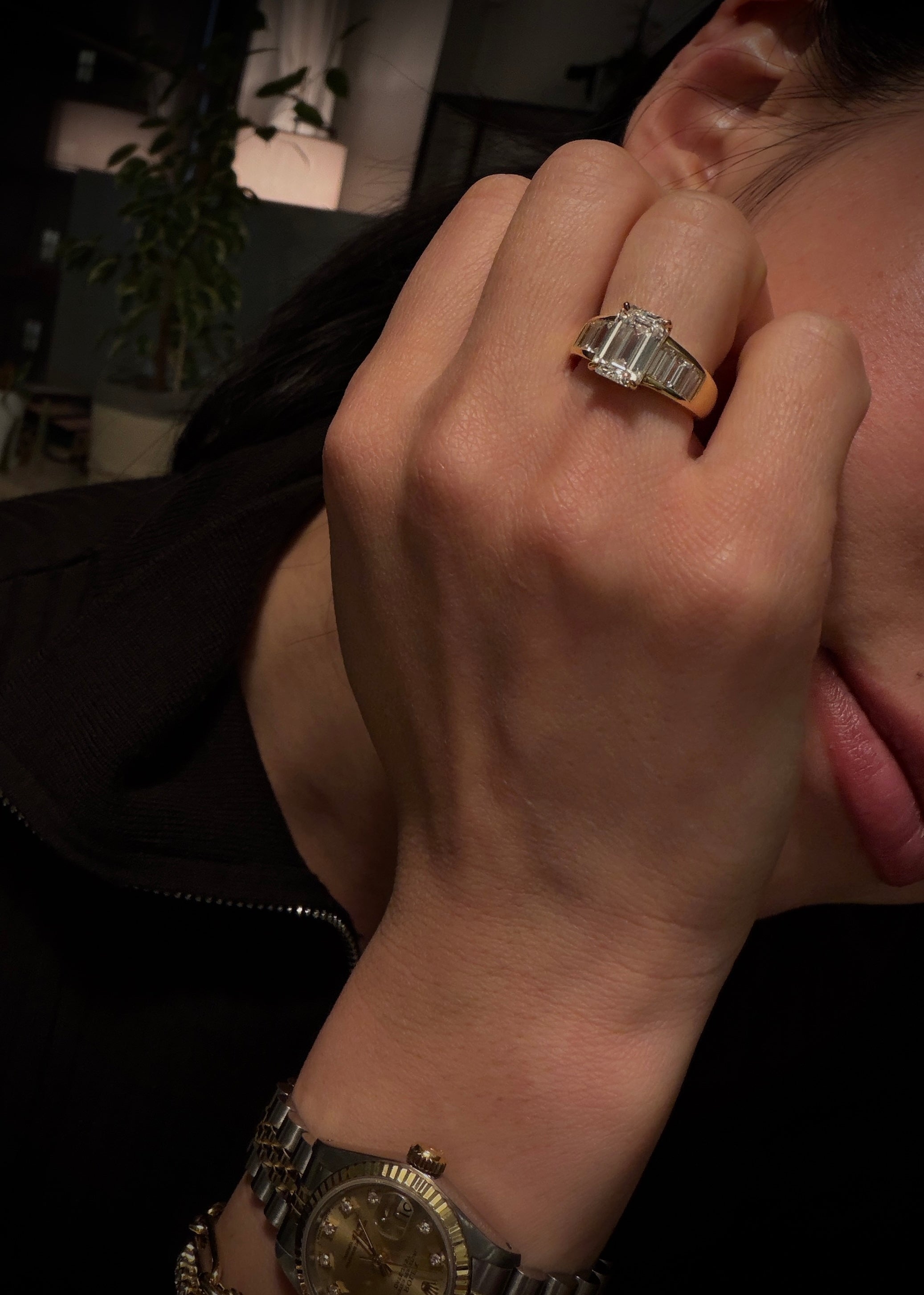 CELESTE Channel Set Ring