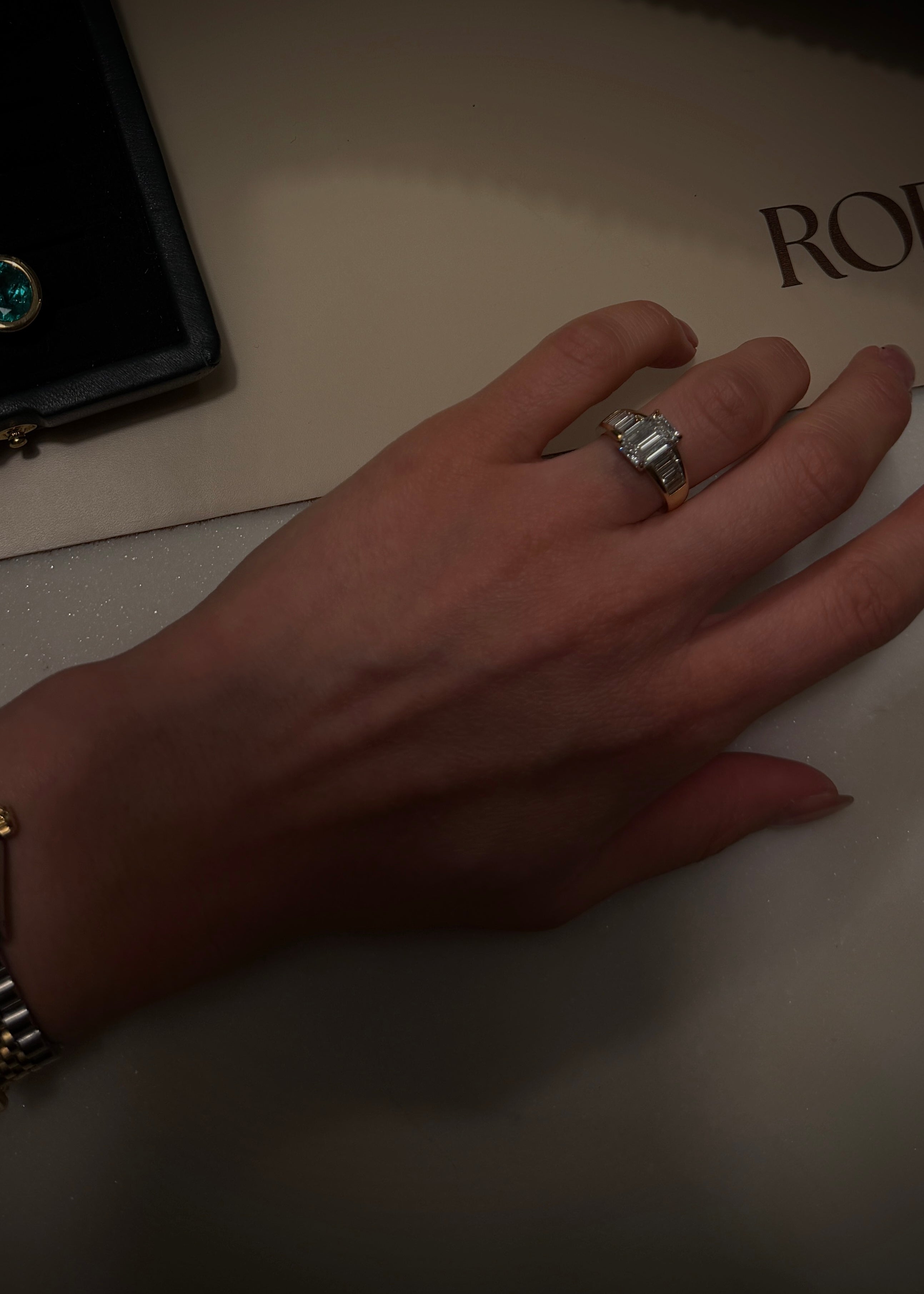 CELESTE Channel Set Ring