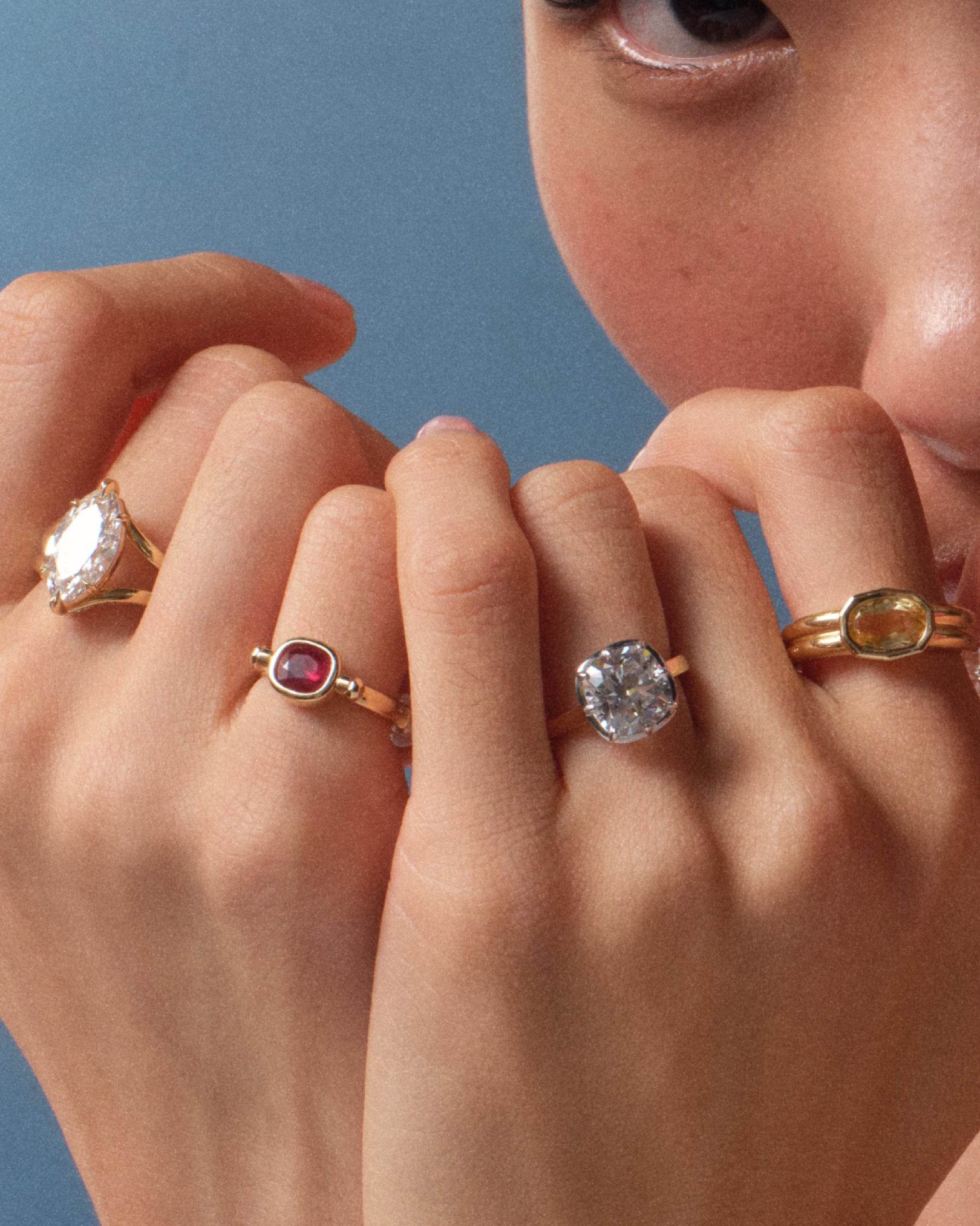 RUMI Georgian Bezel Ring