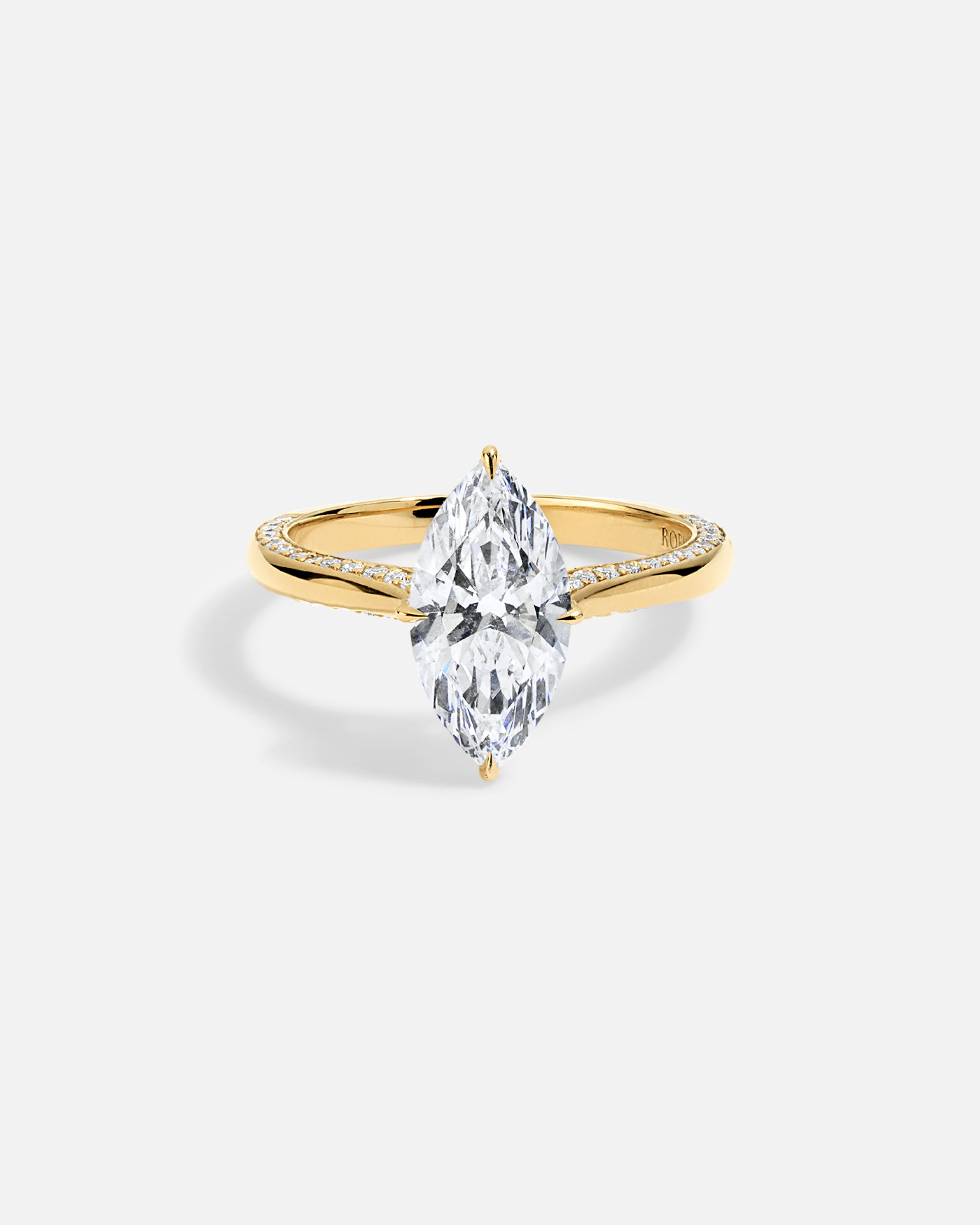 SIMI Floral Hidden Pavé Ring