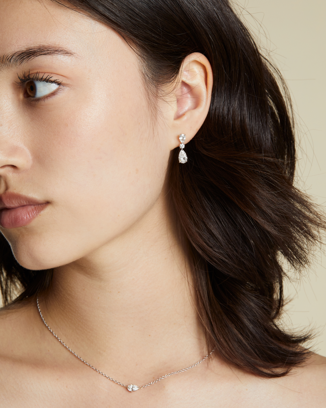 SHAY Pear Drop Diamond Earrings – ROEN