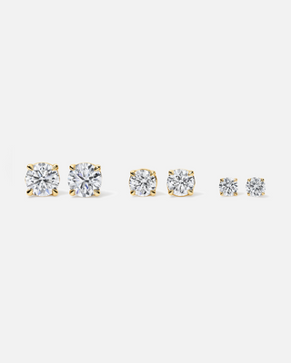 ASTRID Diamond Solitaire Earrings