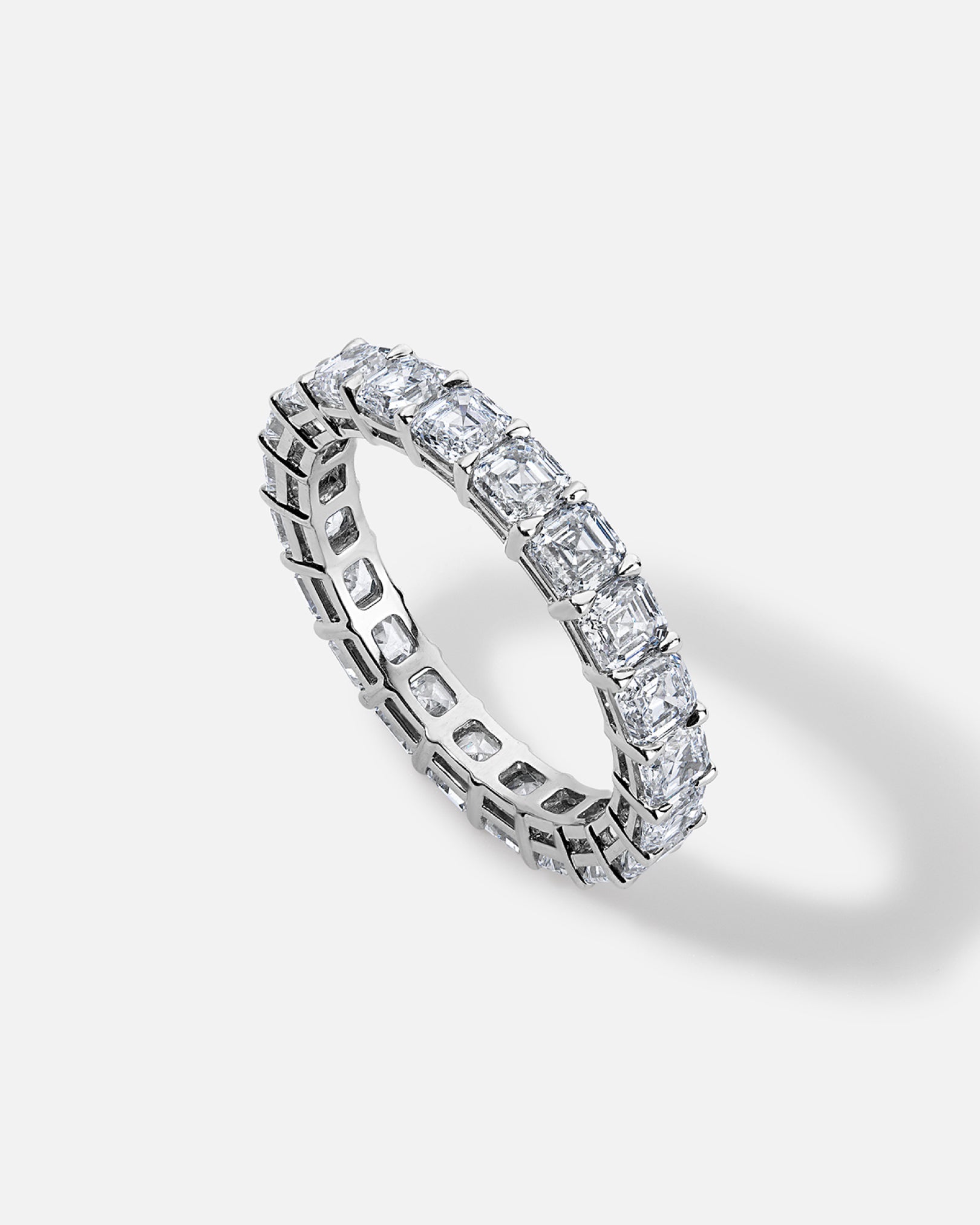 AVA Asscher Eternity Band