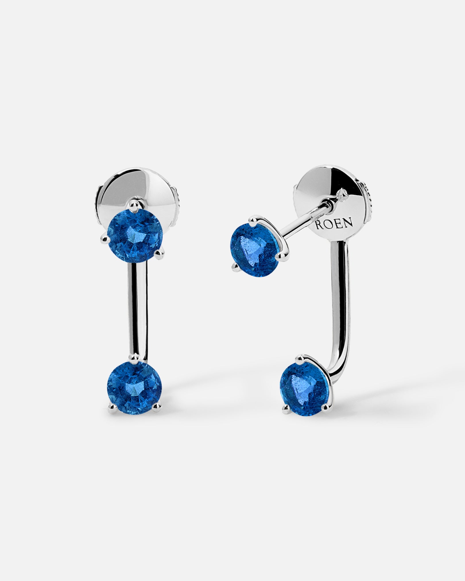 HARU “Duo” Floating Gemstone Studs