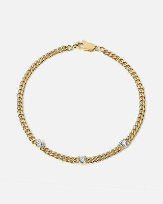 HERA Diamond Curb Chain Bracelet