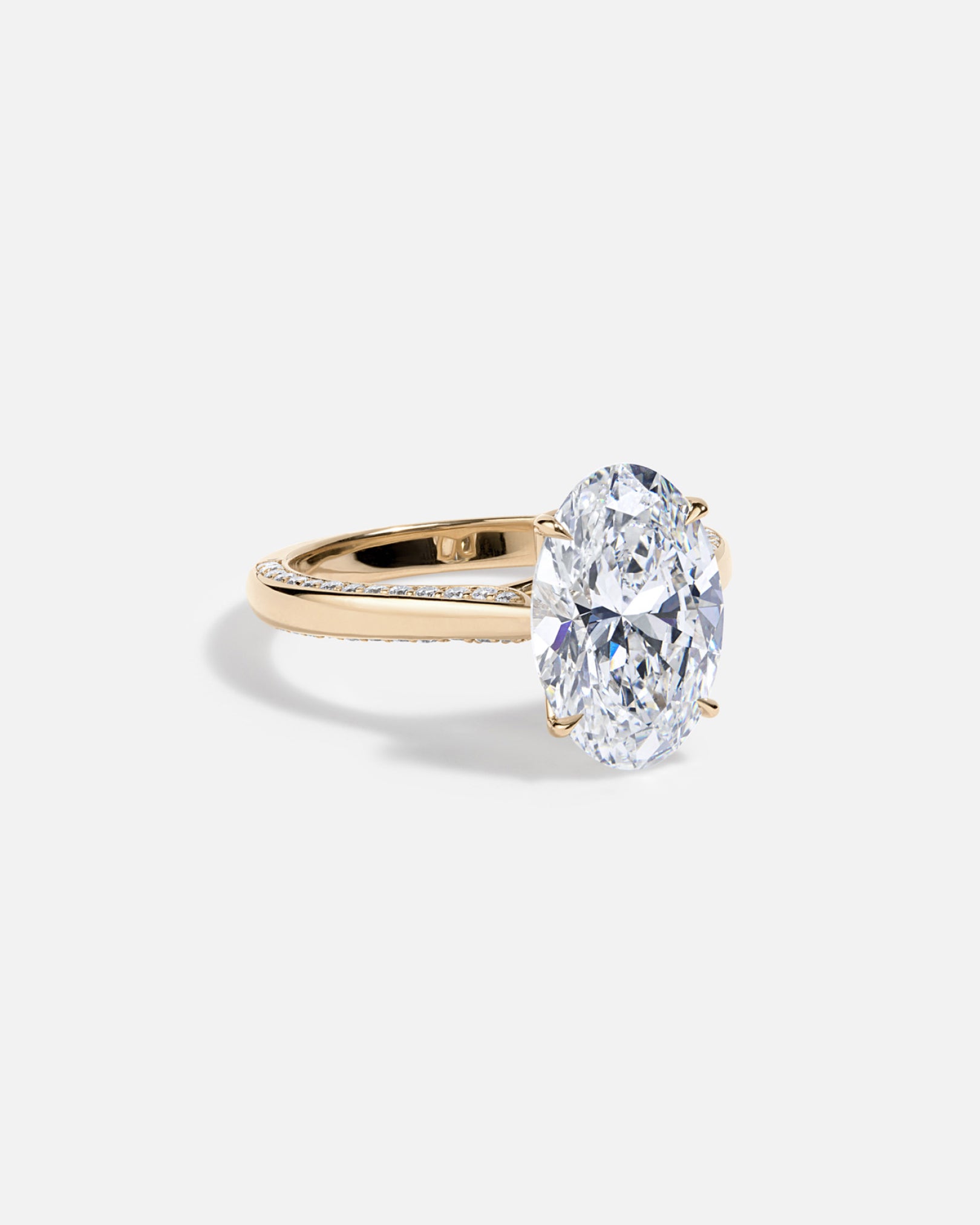 SIMI Floral Hidden Pavé Ring