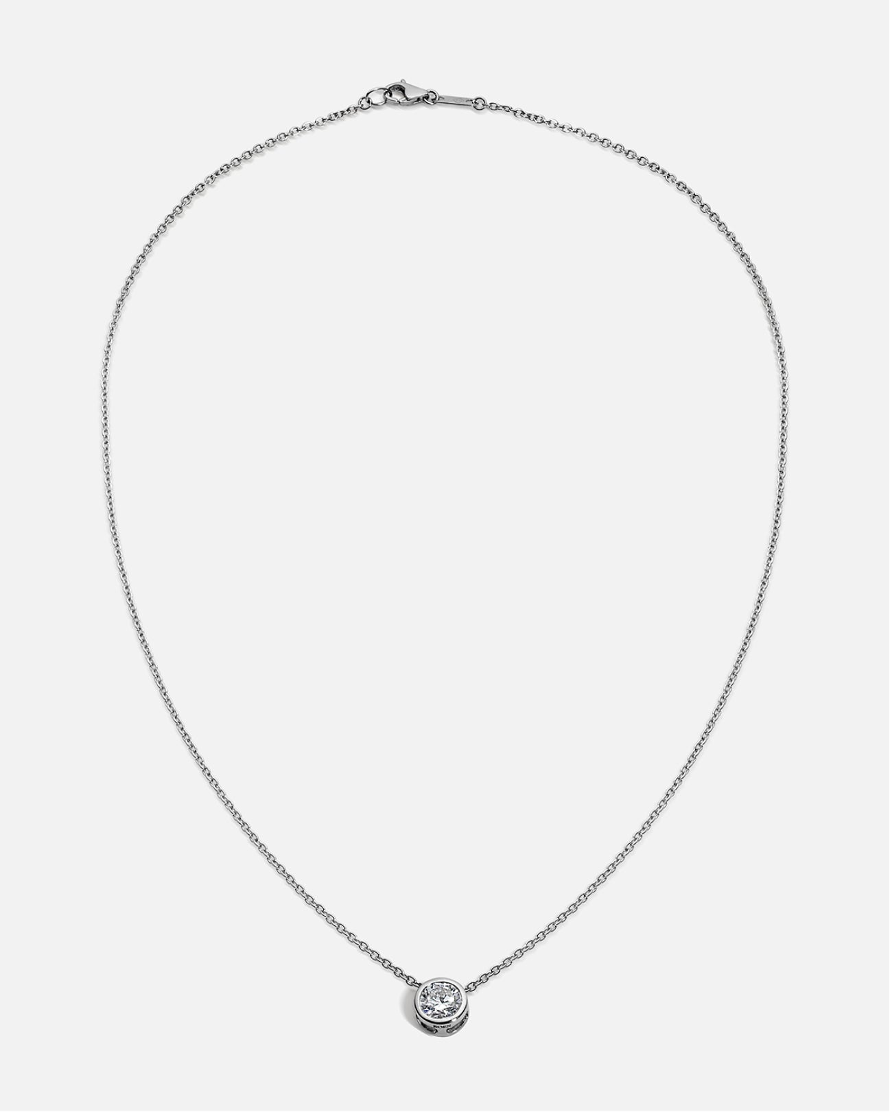 LYRA Bezel Solitaire Necklace