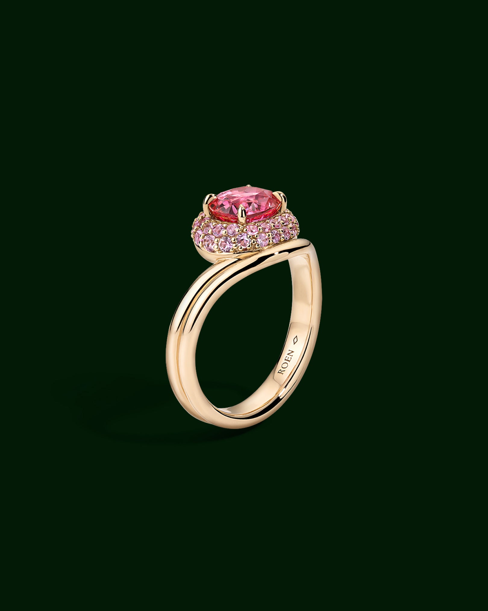CLOUD Pink Sapphire Ring