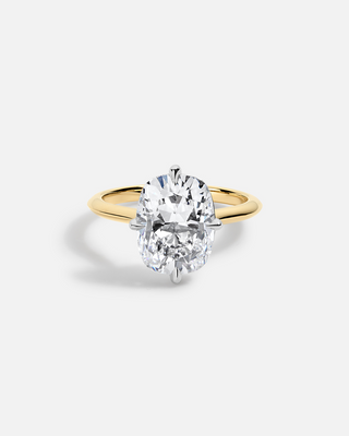 TIEN Floating Solitaire with Compass Prongs