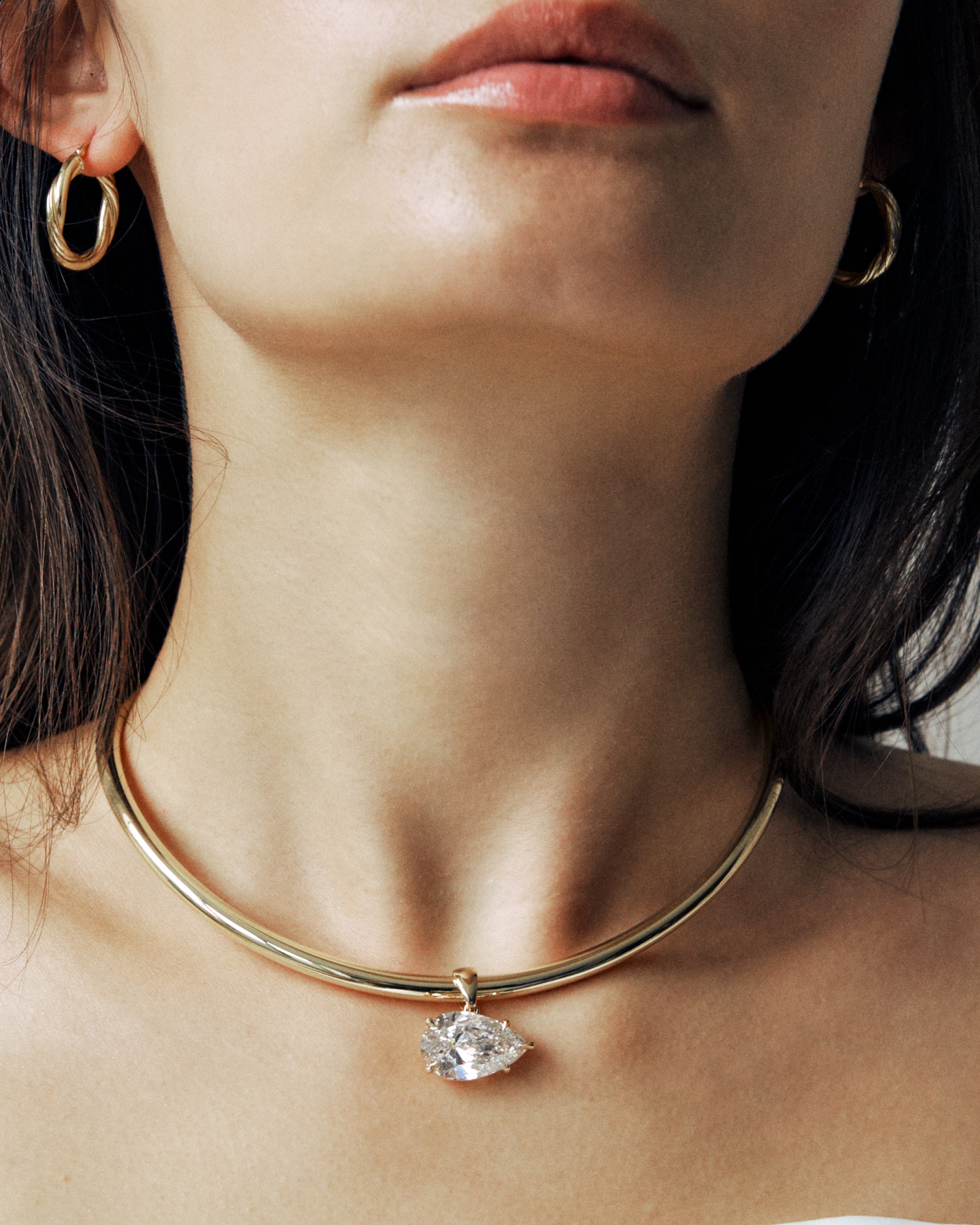 AETHER Necklace, Cultivated Diamond