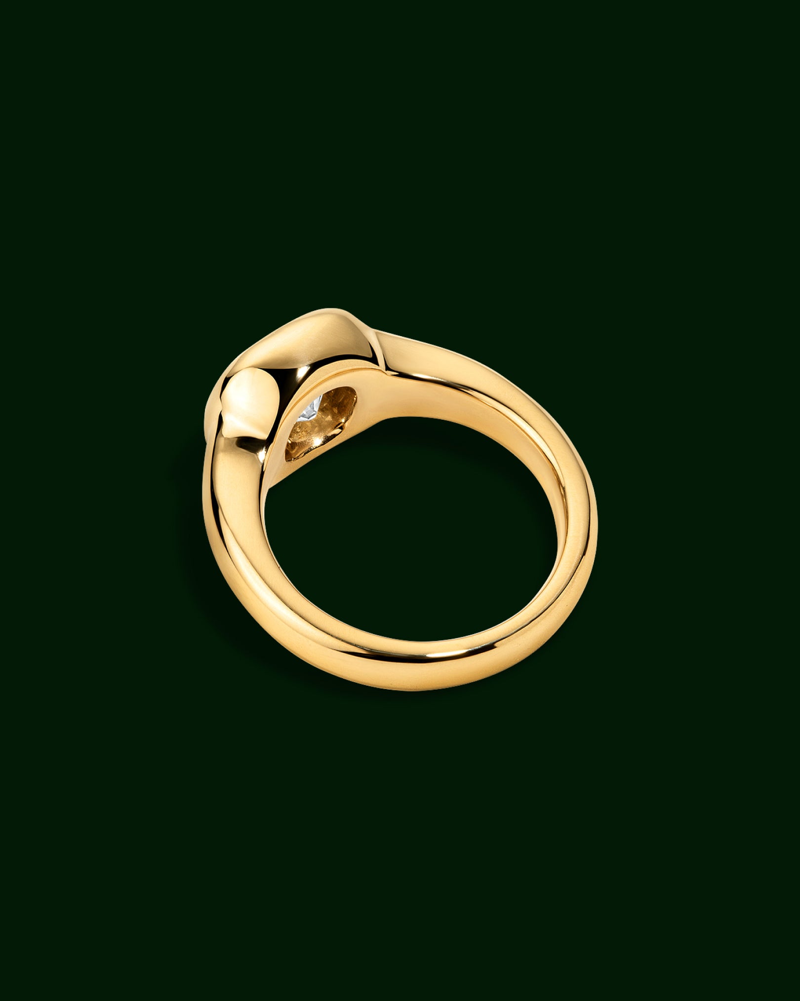 CLEO Old Mine Cut Bezel Ring