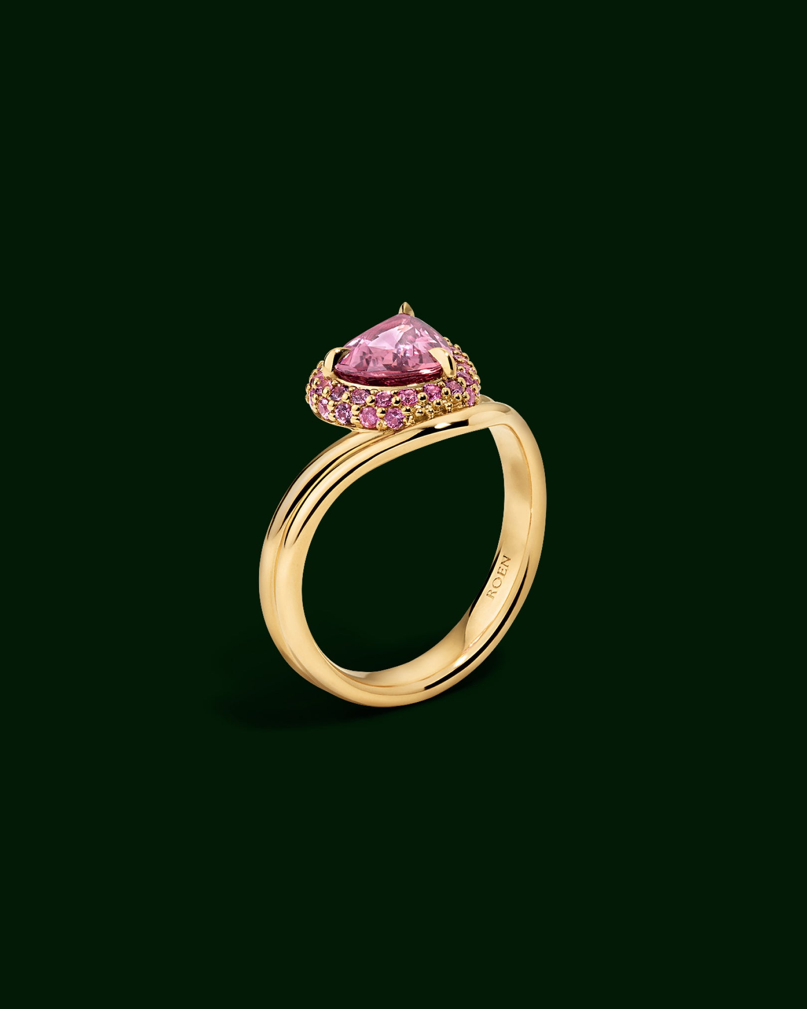 CLOUD Pear Sapphire Ring