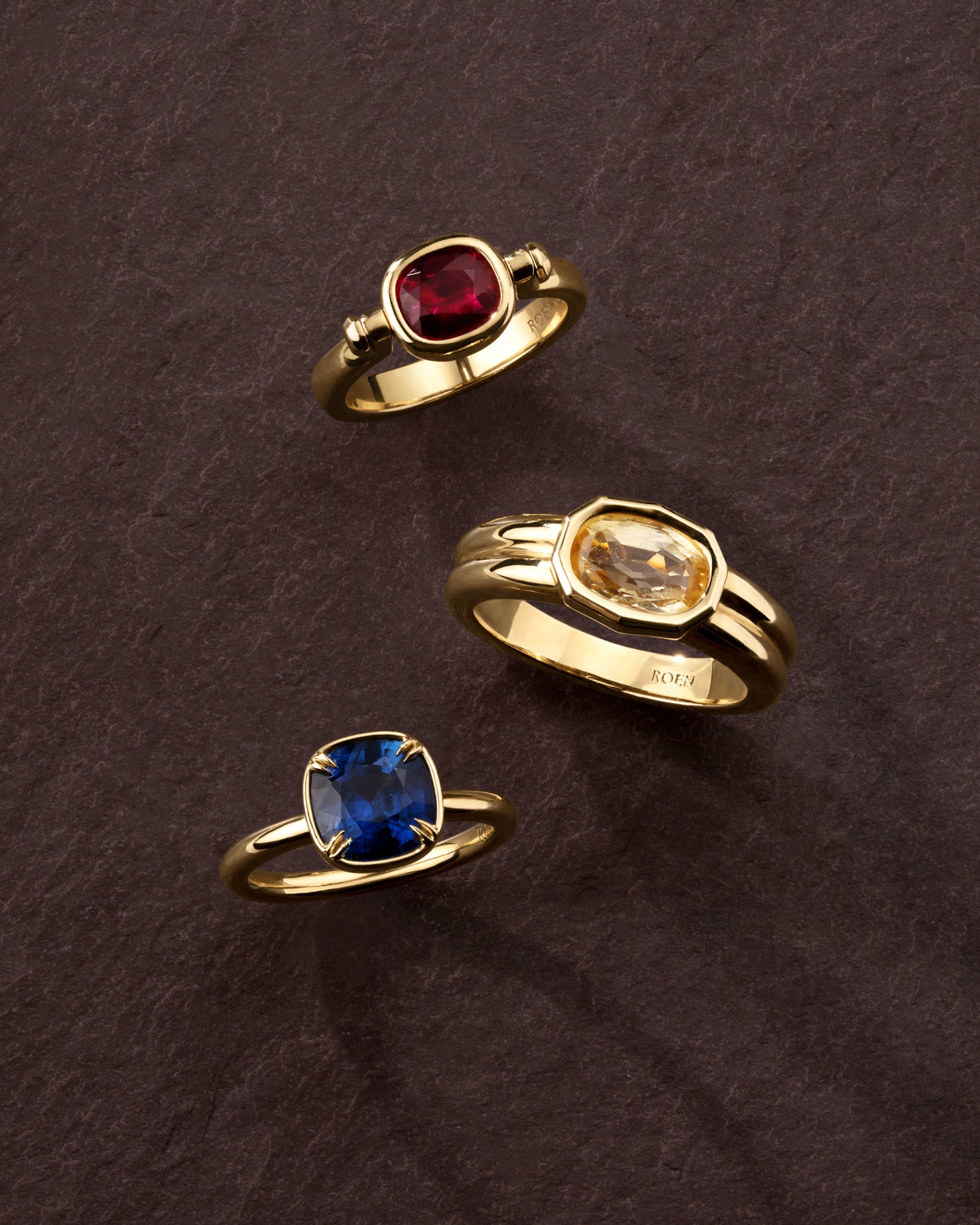 ROWAN Ruby Kinetic Signet Ring