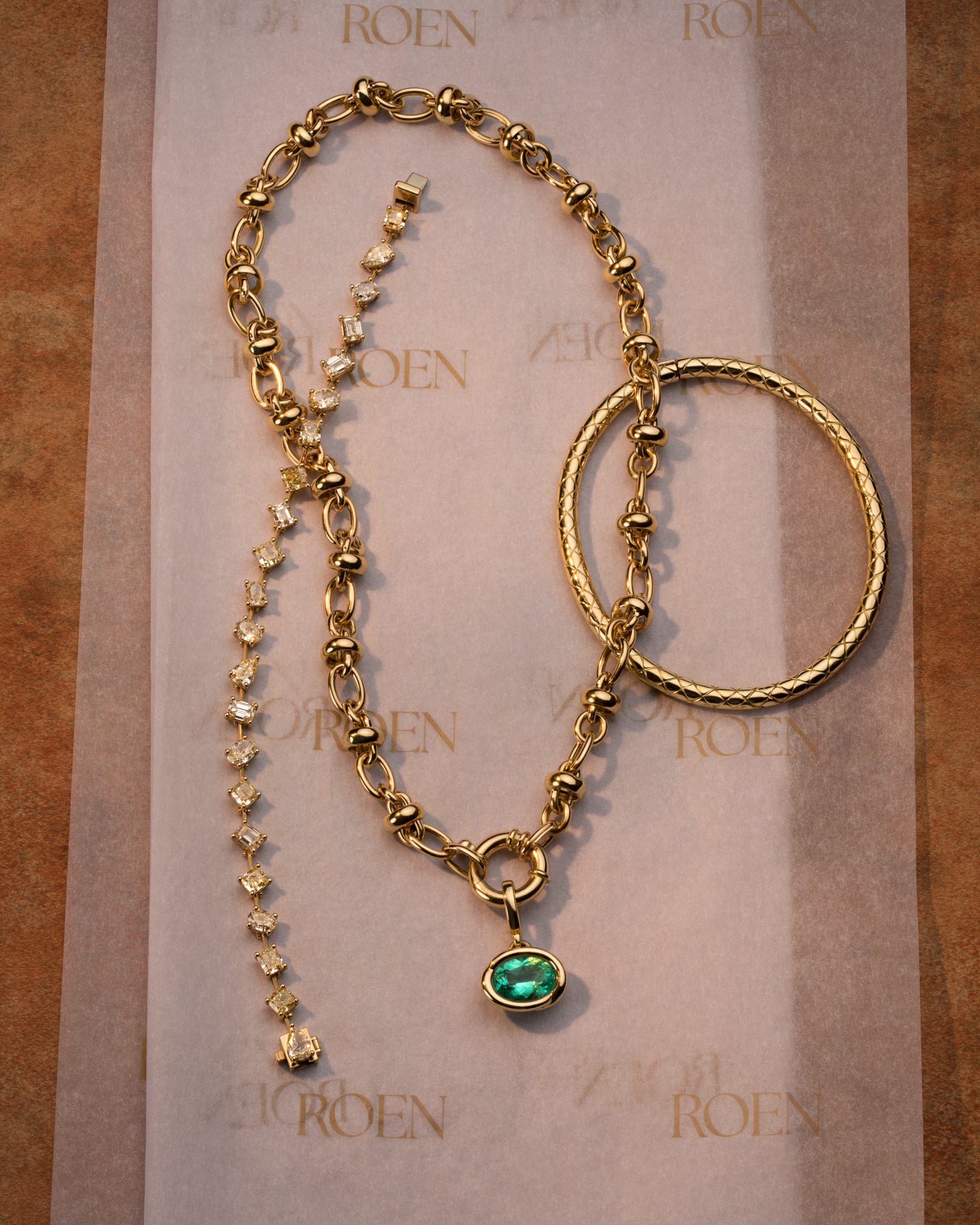 ESTELLE Mixed Shape Yellow Diamond Bracelet