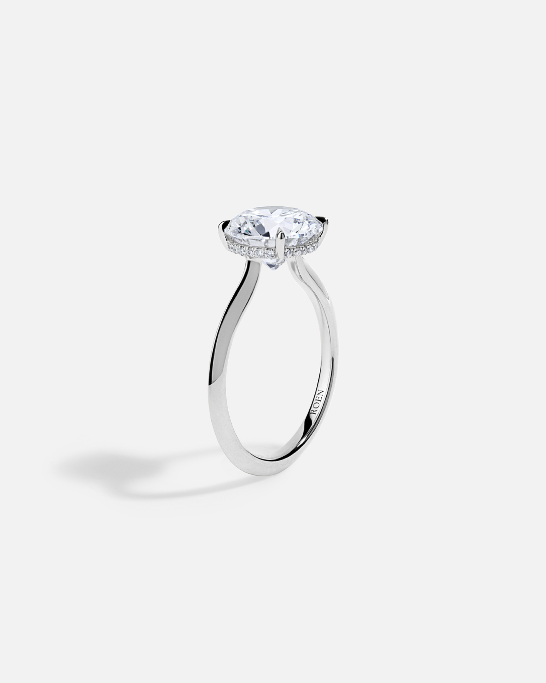 Ready to Buy TIEN Floating Solitaire Round Brilliant