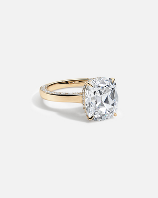 LAGUNA Floating Pavé Solitaire Ring