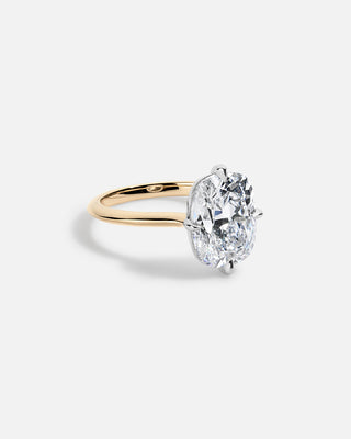 TIEN Floating Solitaire with Compass Prongs